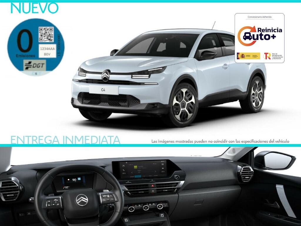 Citroën C4 ë-C4 eléctrico 100kW 50kWh Plus Citroën C4 ë-C4 eléctrico 100kW 50kWh Plus