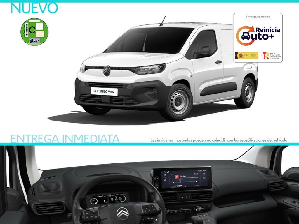 Citroën Berlingo 1.5 BLUEHDI 75KW TALLA M 4P Citroën Berlingo 1.5 BLUEHDI 75KW TALLA M 4P