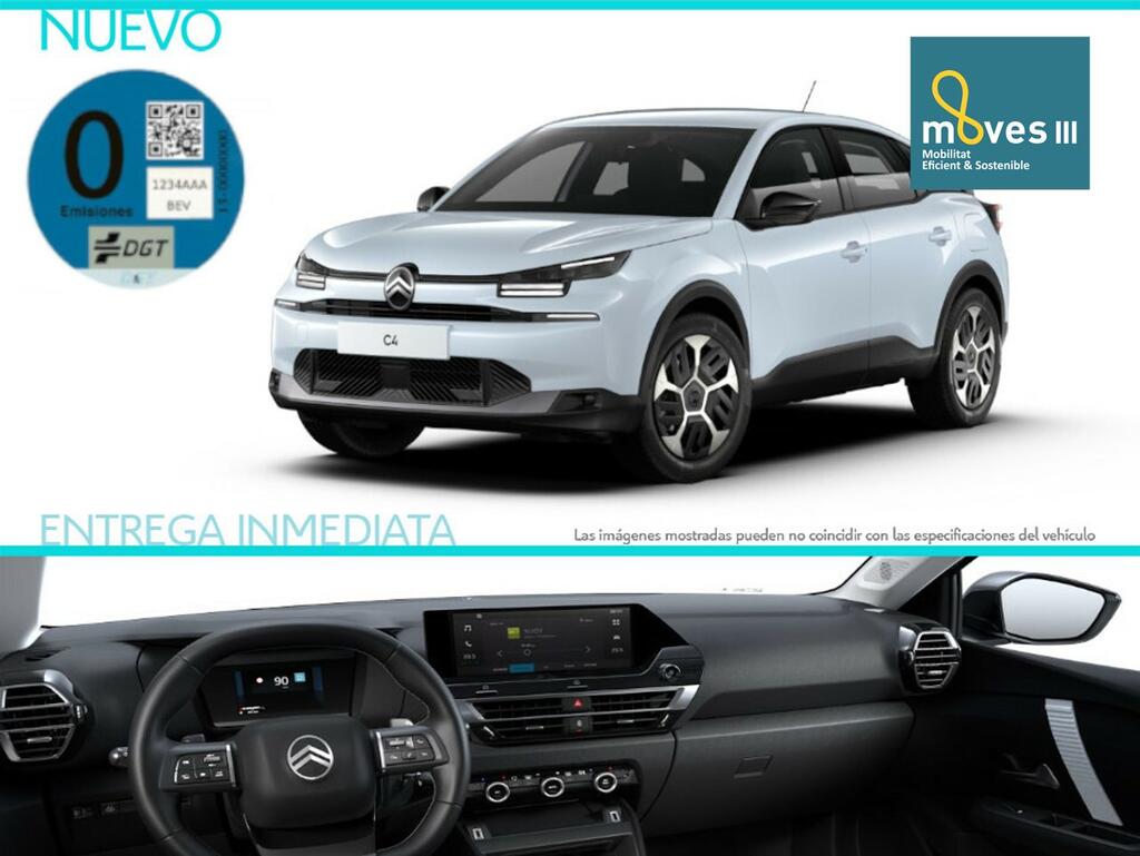 Citroën C4 ë-C4 eléctrico 100kW 50kWh Plus Citroën C4 ë-C4 eléctrico 100kW 50kWh Plus