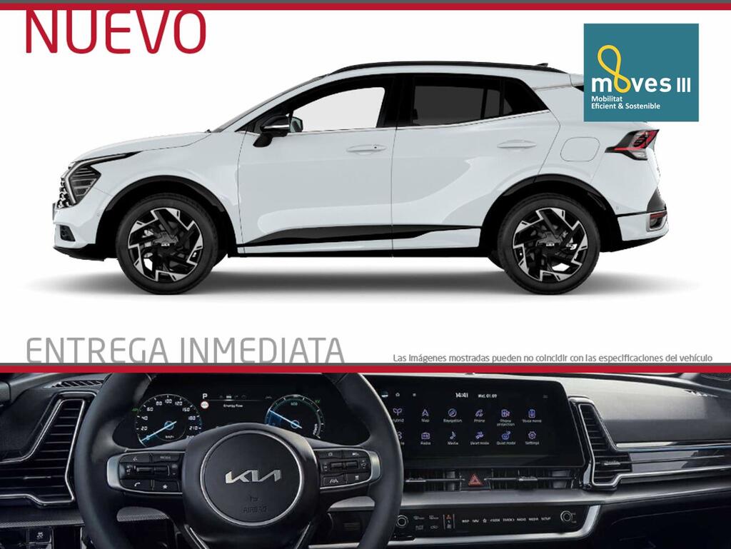Kia Sportage 1.6 T-GDi PHEV 185kW Tech 17″ 4x4 1