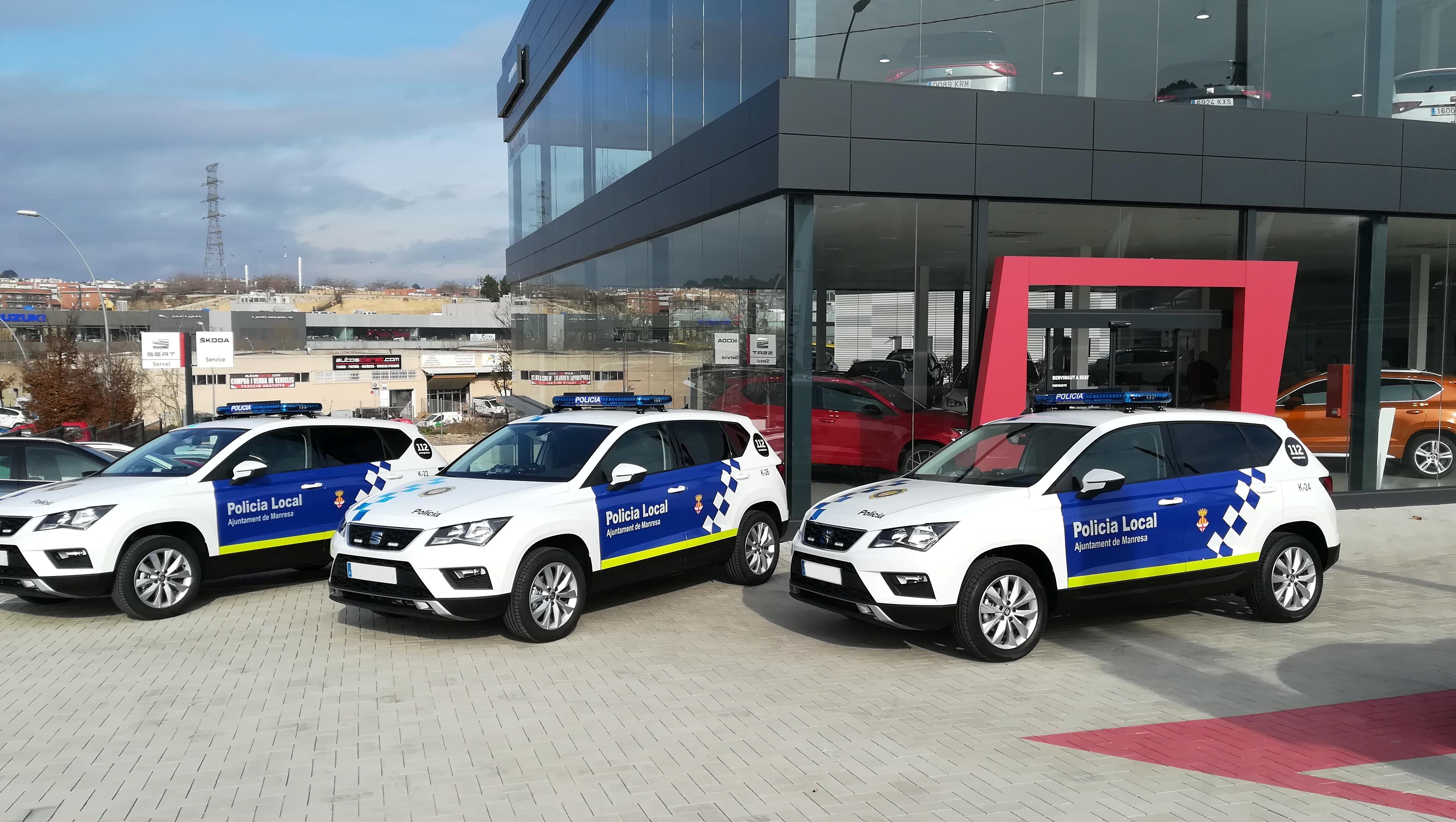Maas entrega una flota de SEAT Ateca para la policía de Manresa Maas entrega una flota de SEAT Ateca para la policía de Manresa